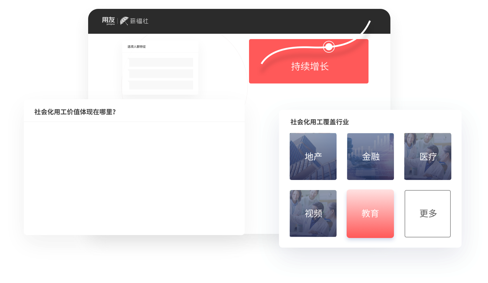 社会化用工价值体现在哪里？社会化用工覆盖行业：教育、金融、医疗、视频、餐饮